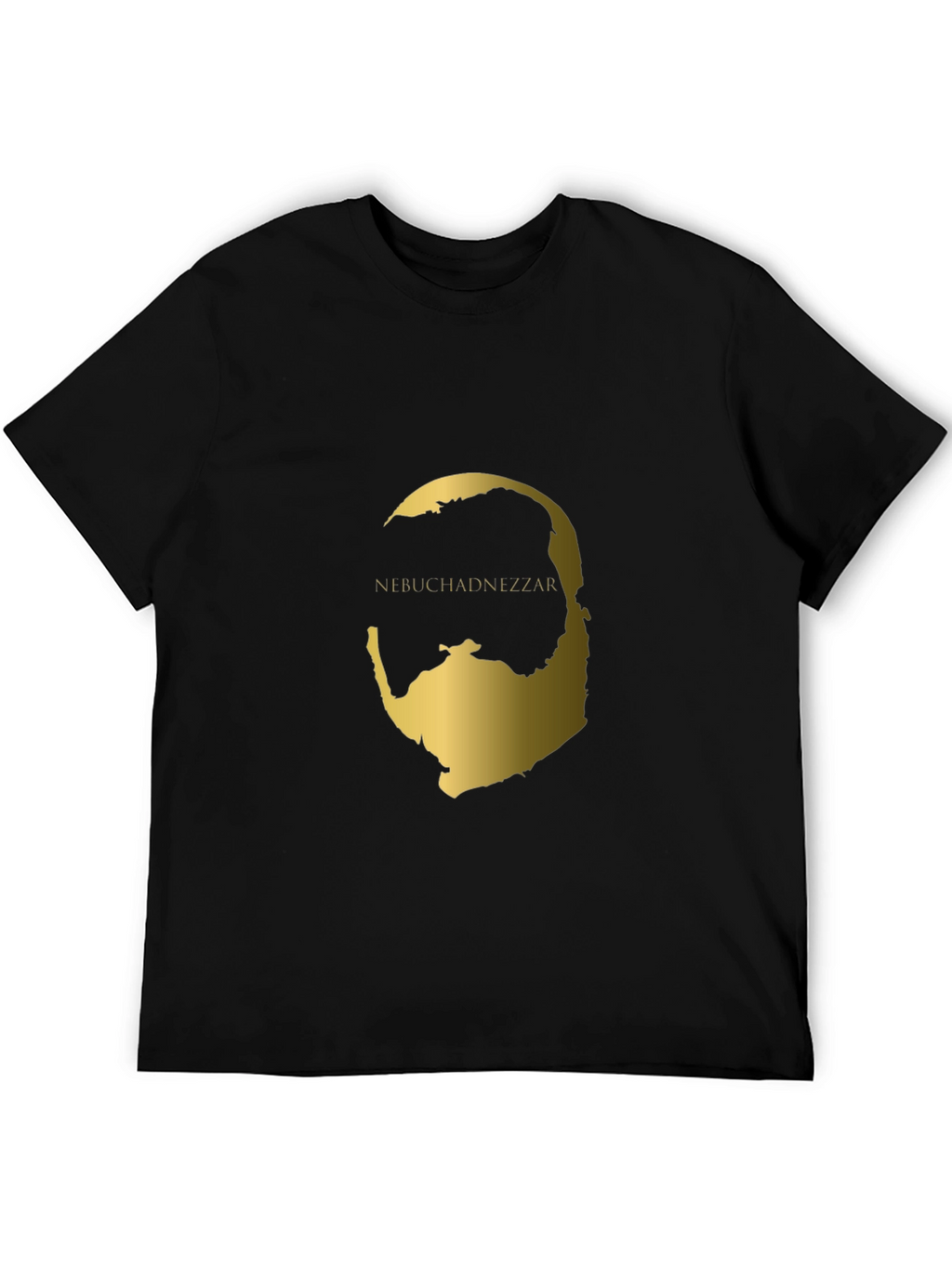 Nebuchadnezzar Gold Graphic Black T-Shirt