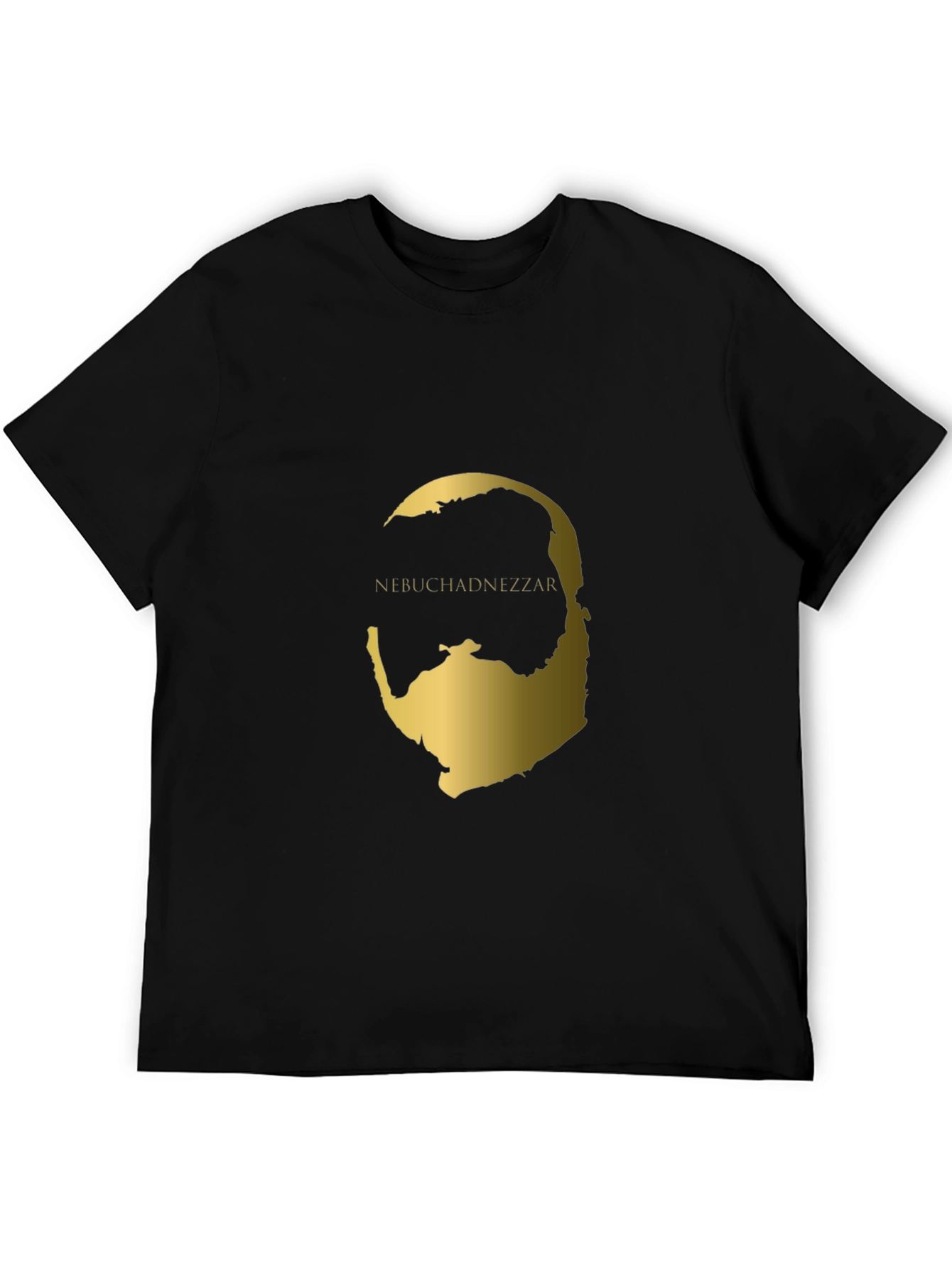 Nebuchadnezzar Gold Graphic Black T-Shirt