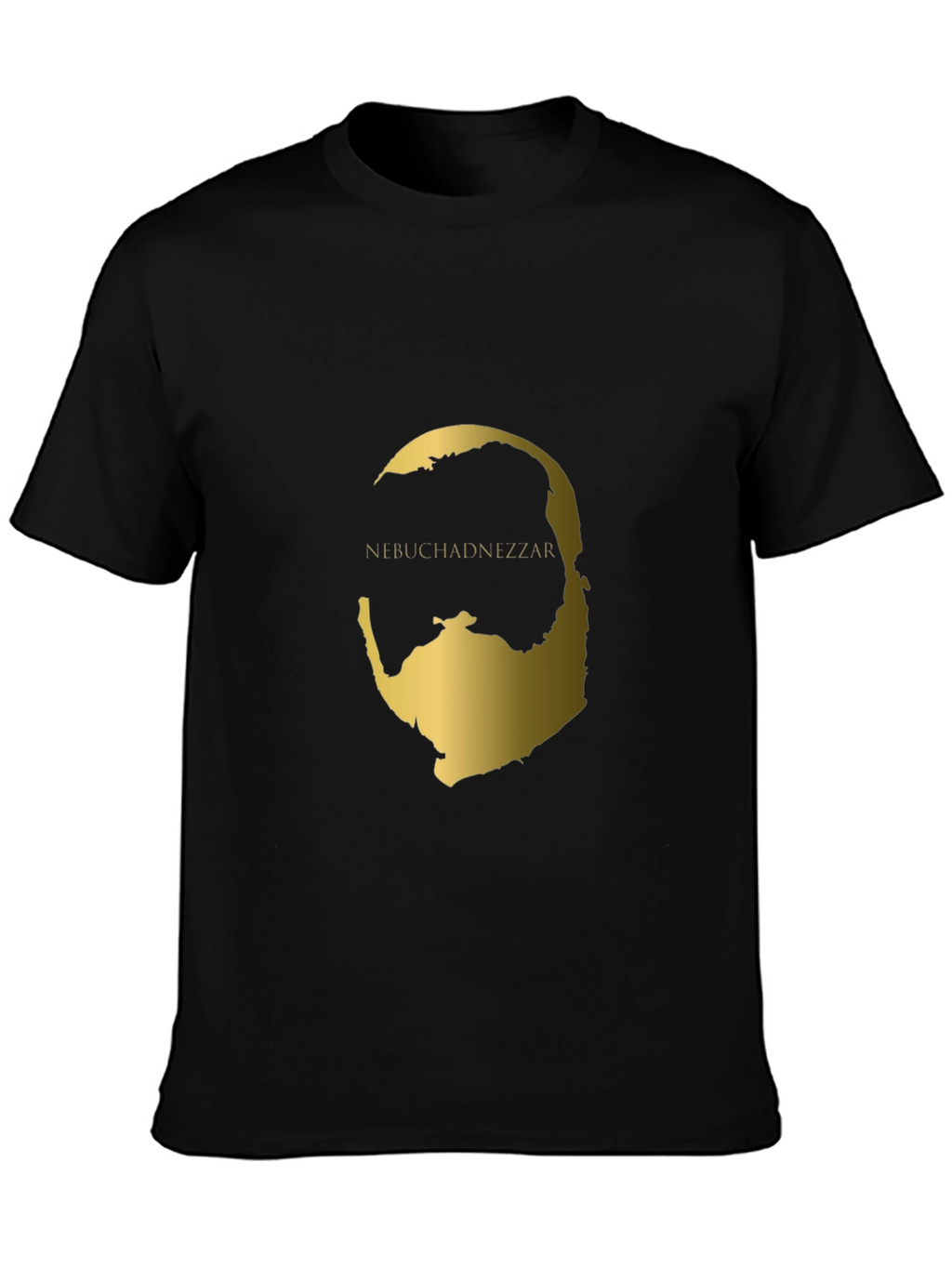 Nebuchadnezzar Gold Graphic Black T-Shirt