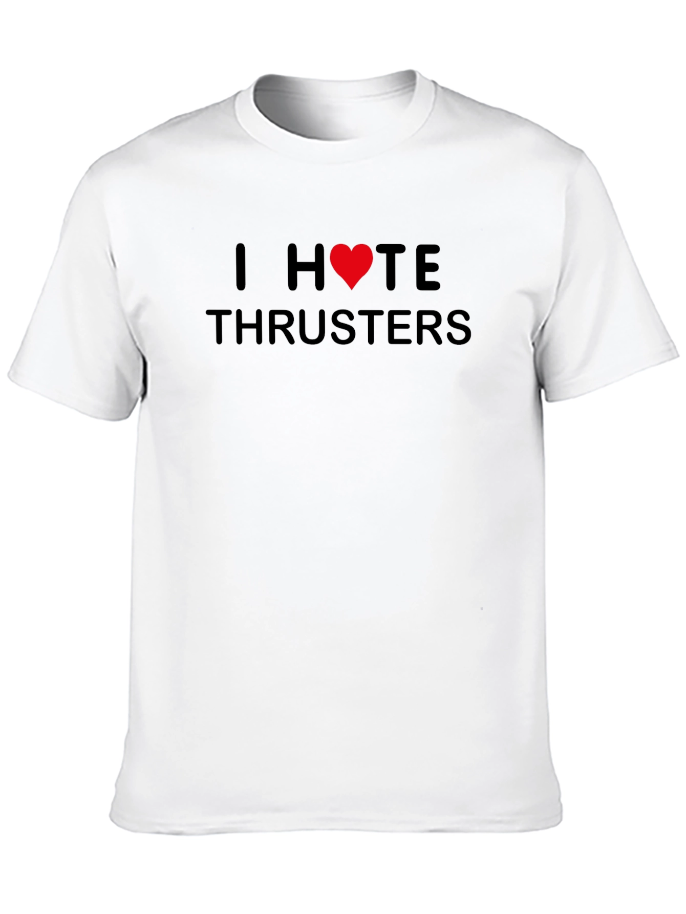 I Heart HATE Thrusters Black Graphic T-Shirt