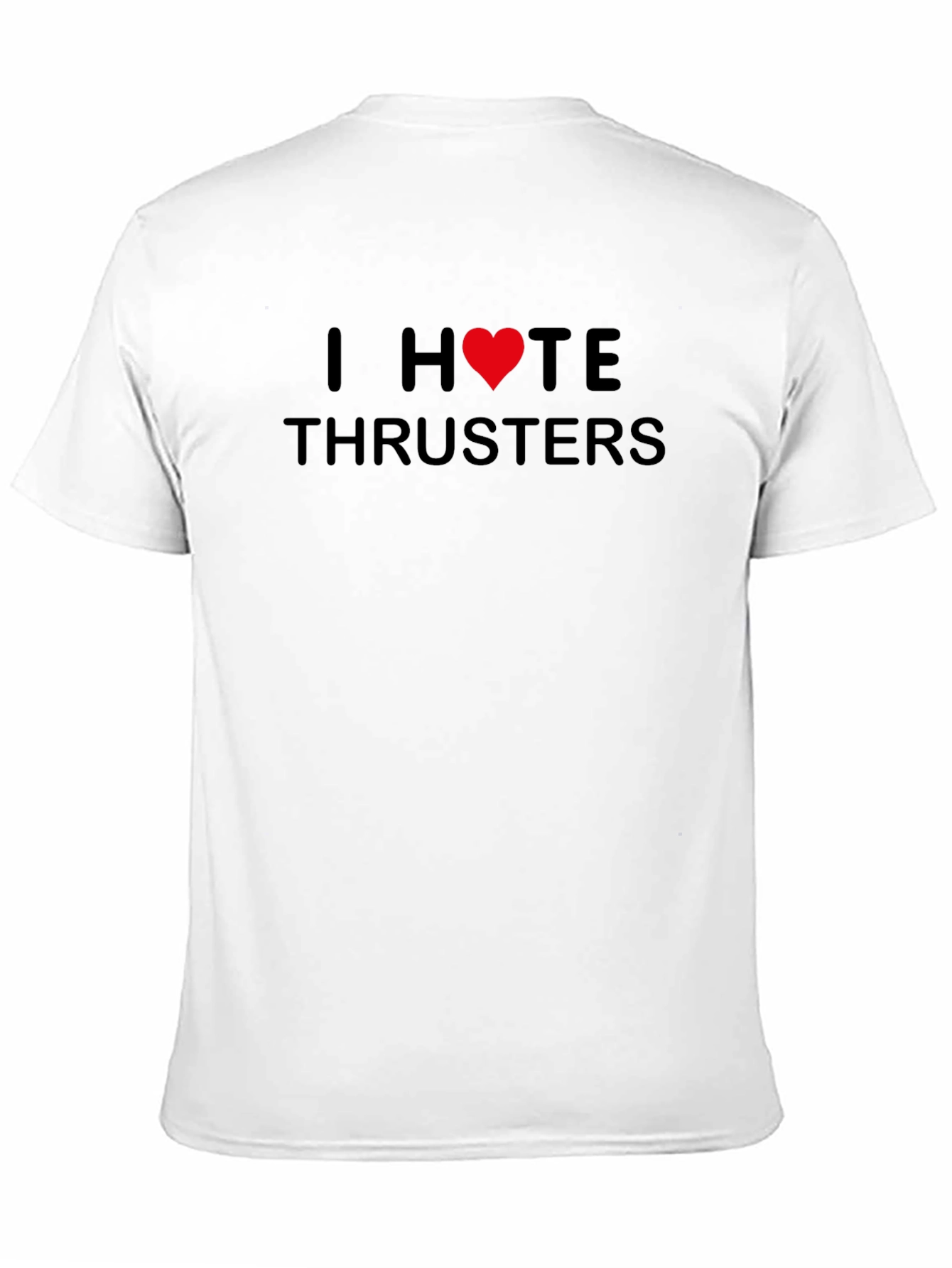 I Heart HATE Thrusters Black Graphic T-Shirt