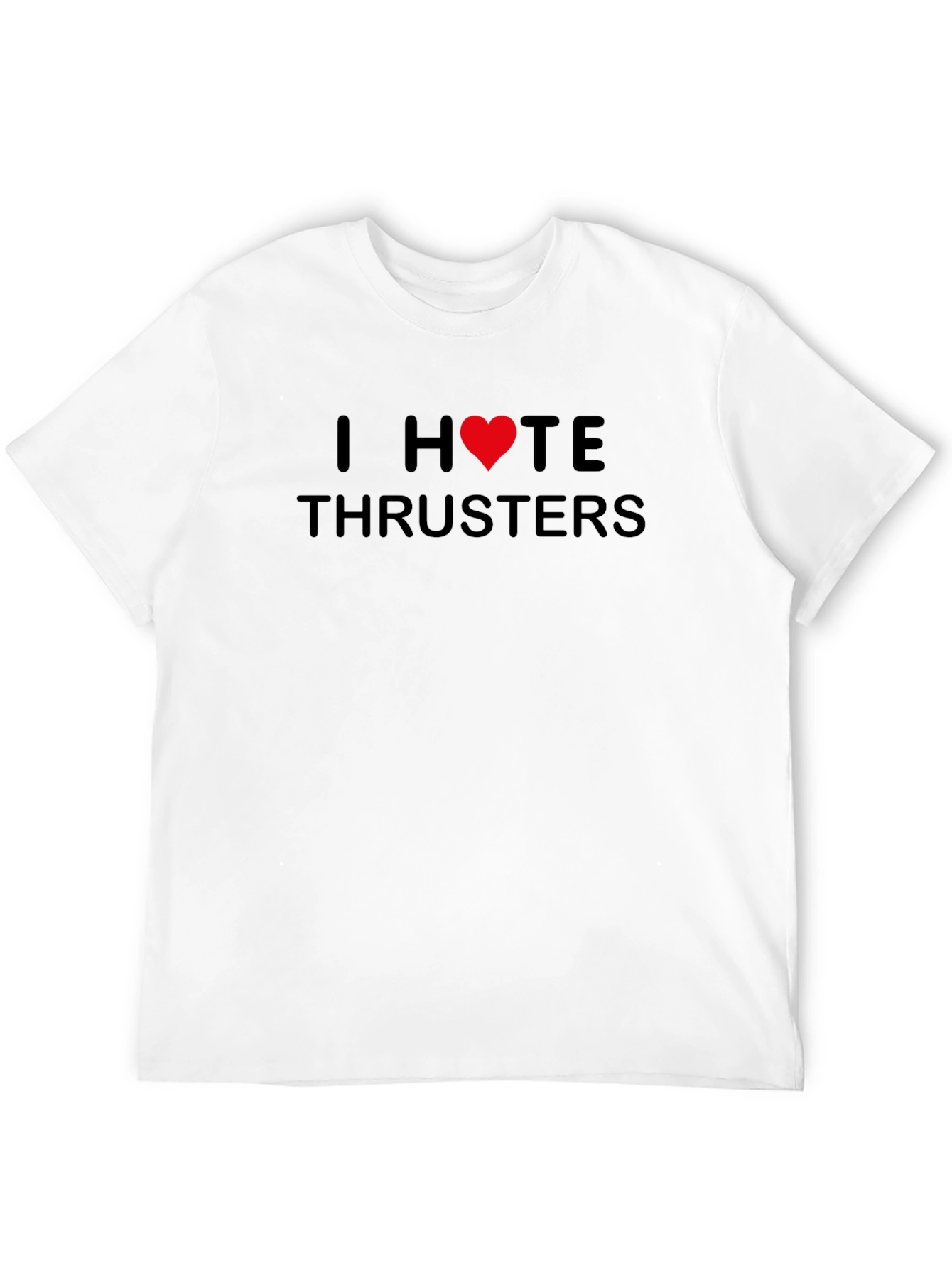 I Heart HATE Thrusters Black Graphic T-Shirt
