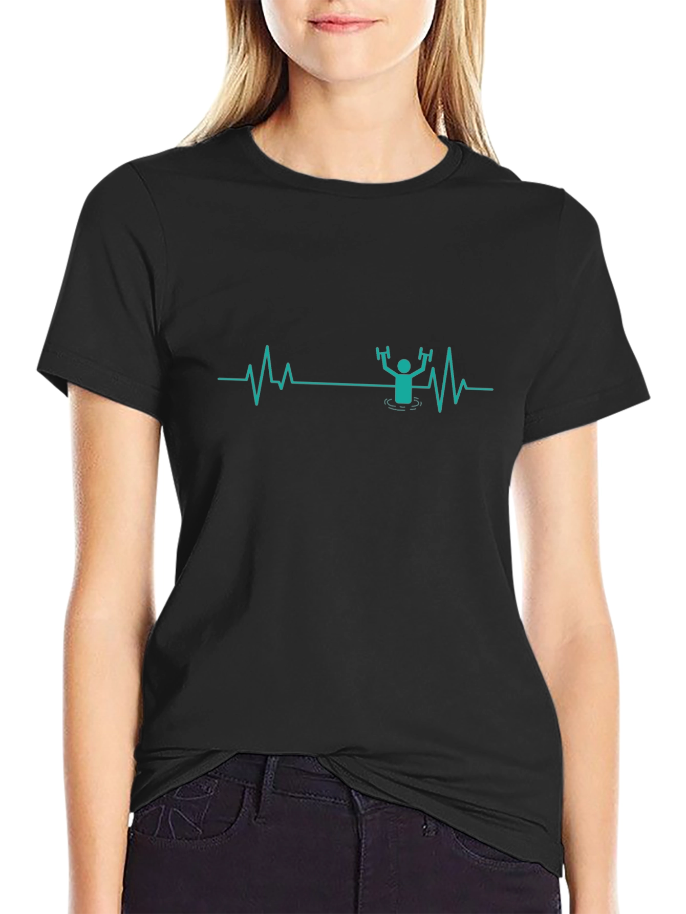 Weight Lifting Heartbeat T-Shirt