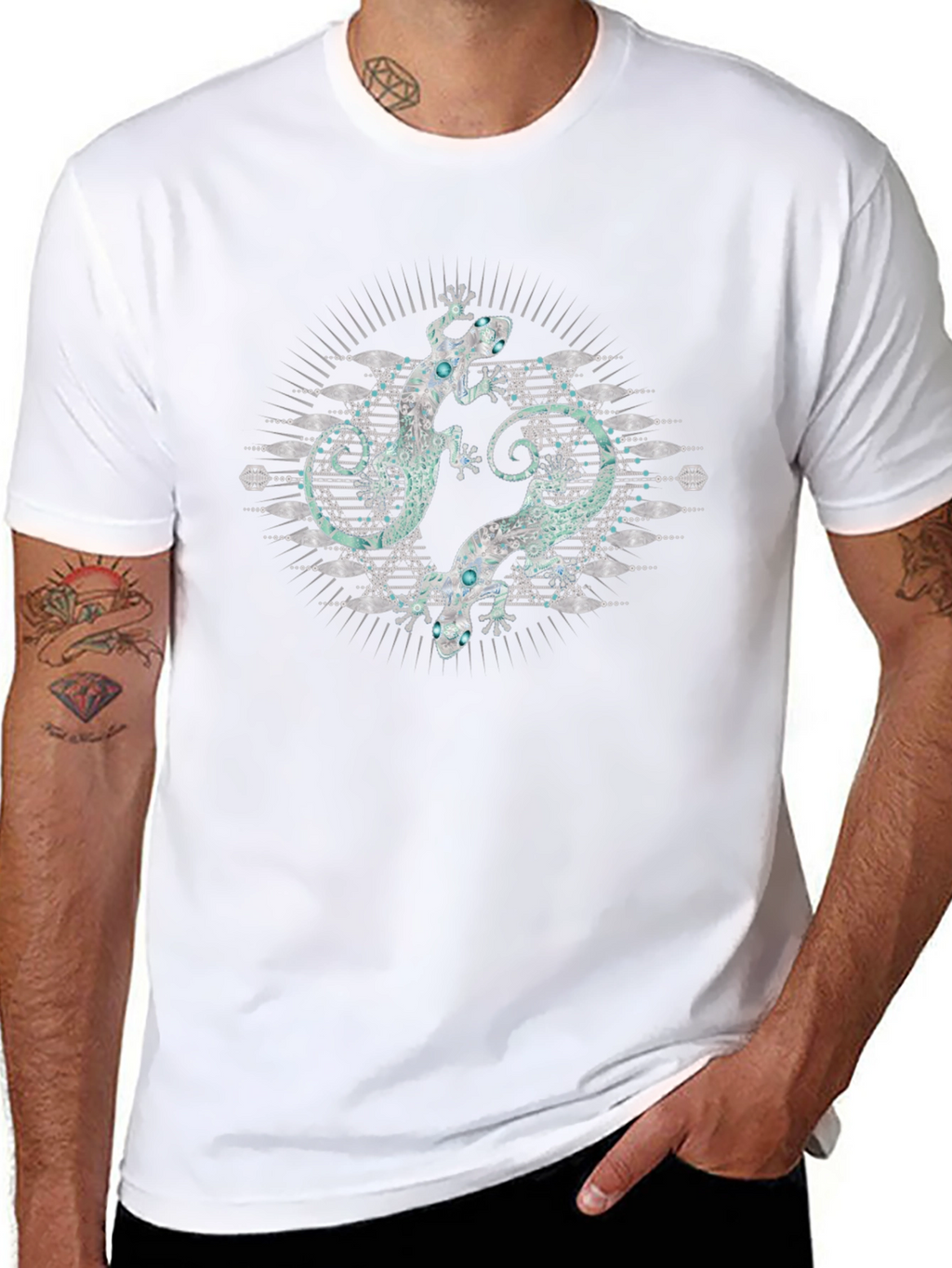 Lizard Graphic Tee - Cool Reptile Design