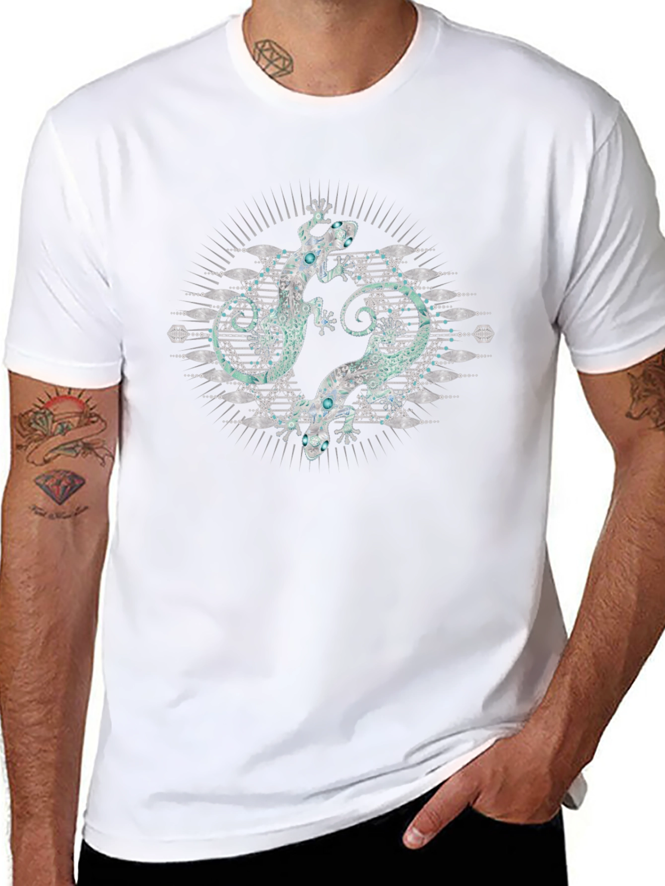 Lizard Graphic Tee - Cool Reptile Design