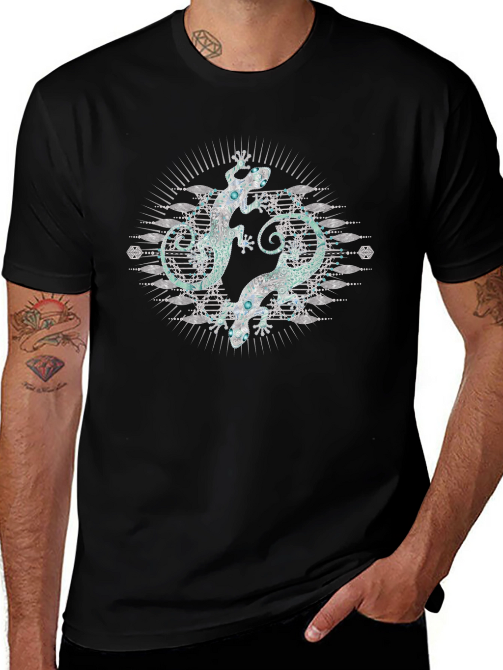 Lizard Graphic Tee - Cool Reptile Design