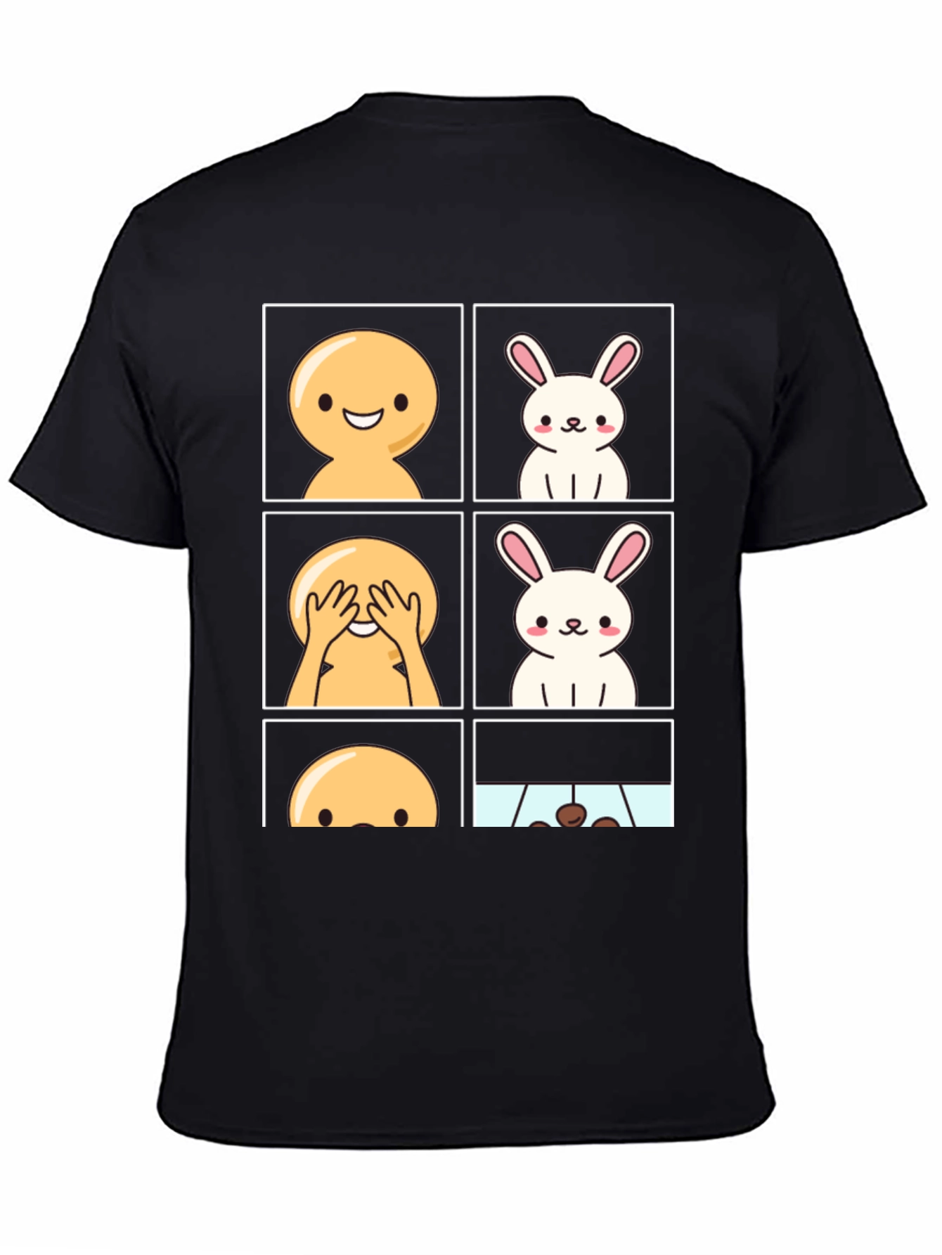 Funny Peek-a-Boo Bunny T-Shirt