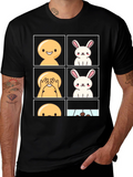 Funny Peek-a-Boo Bunny T-Shirt