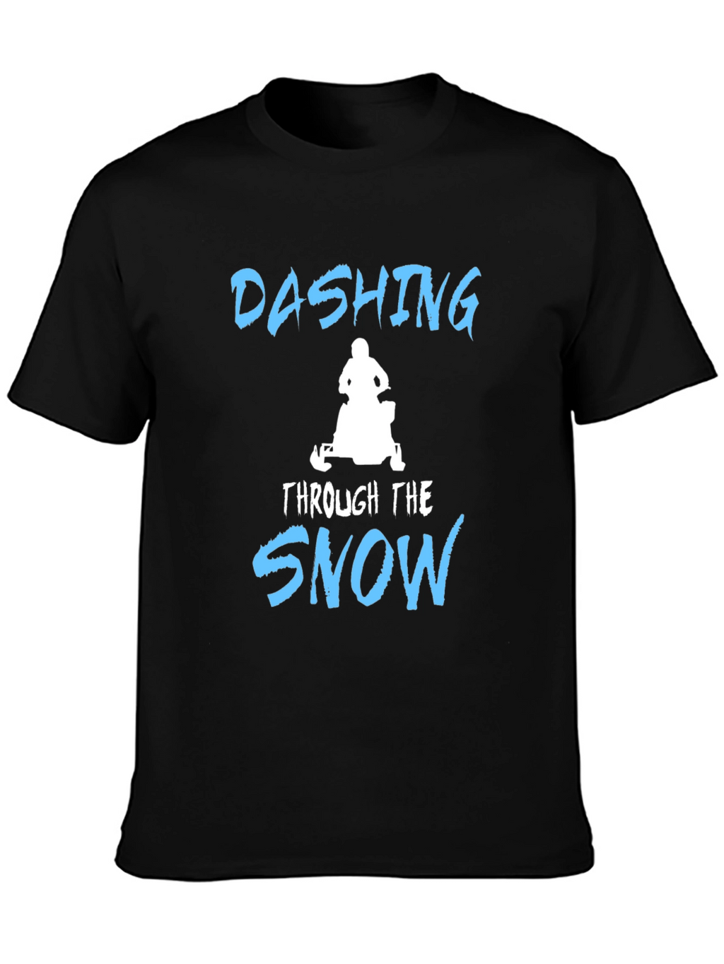 Dashing Through the Snow T-Shirt - Black