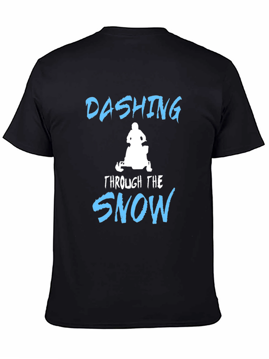 Dashing Through the Snow T-Shirt - Black