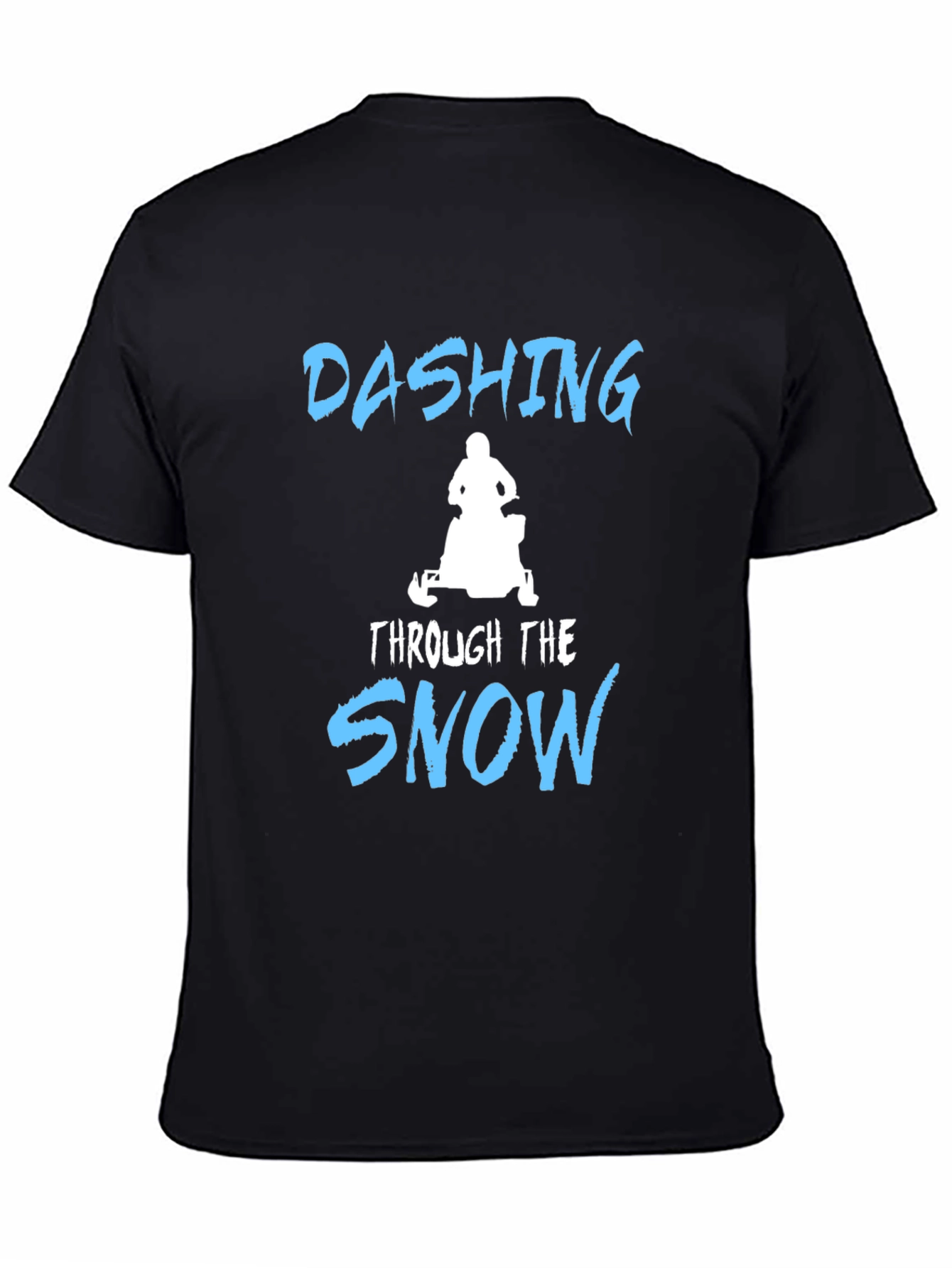 Dashing Through the Snow T-Shirt - Black