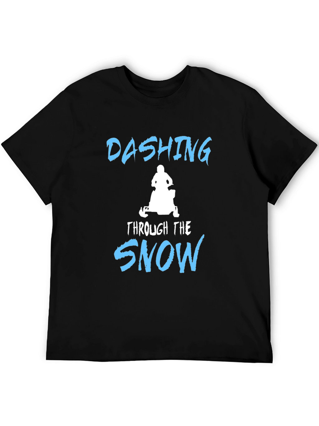 Dashing Through the Snow T-Shirt - Black