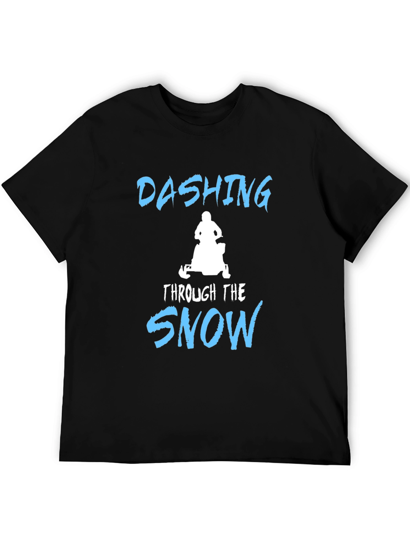Dashing Through the Snow T-Shirt - Black