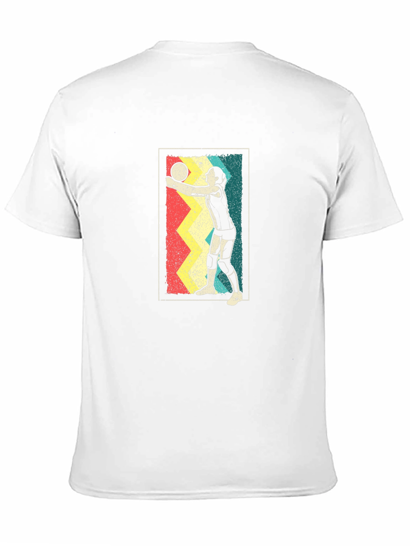 Retro Volleyball Player Graphic Tee