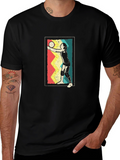 Retro Volleyball Player Graphic Tee