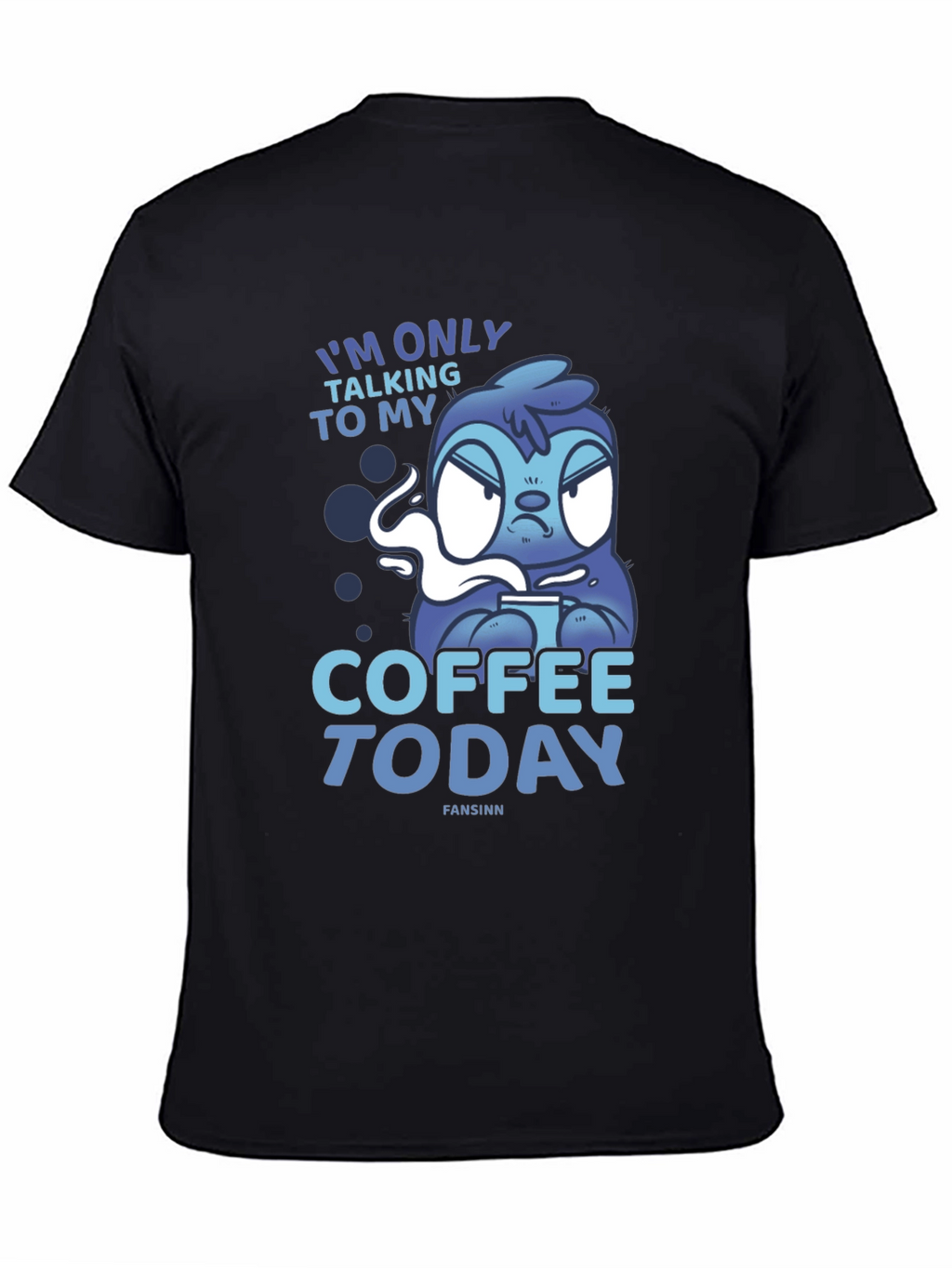 Coffee Today Sloth Tee - Relaxed Fit Graphic T-Shirt