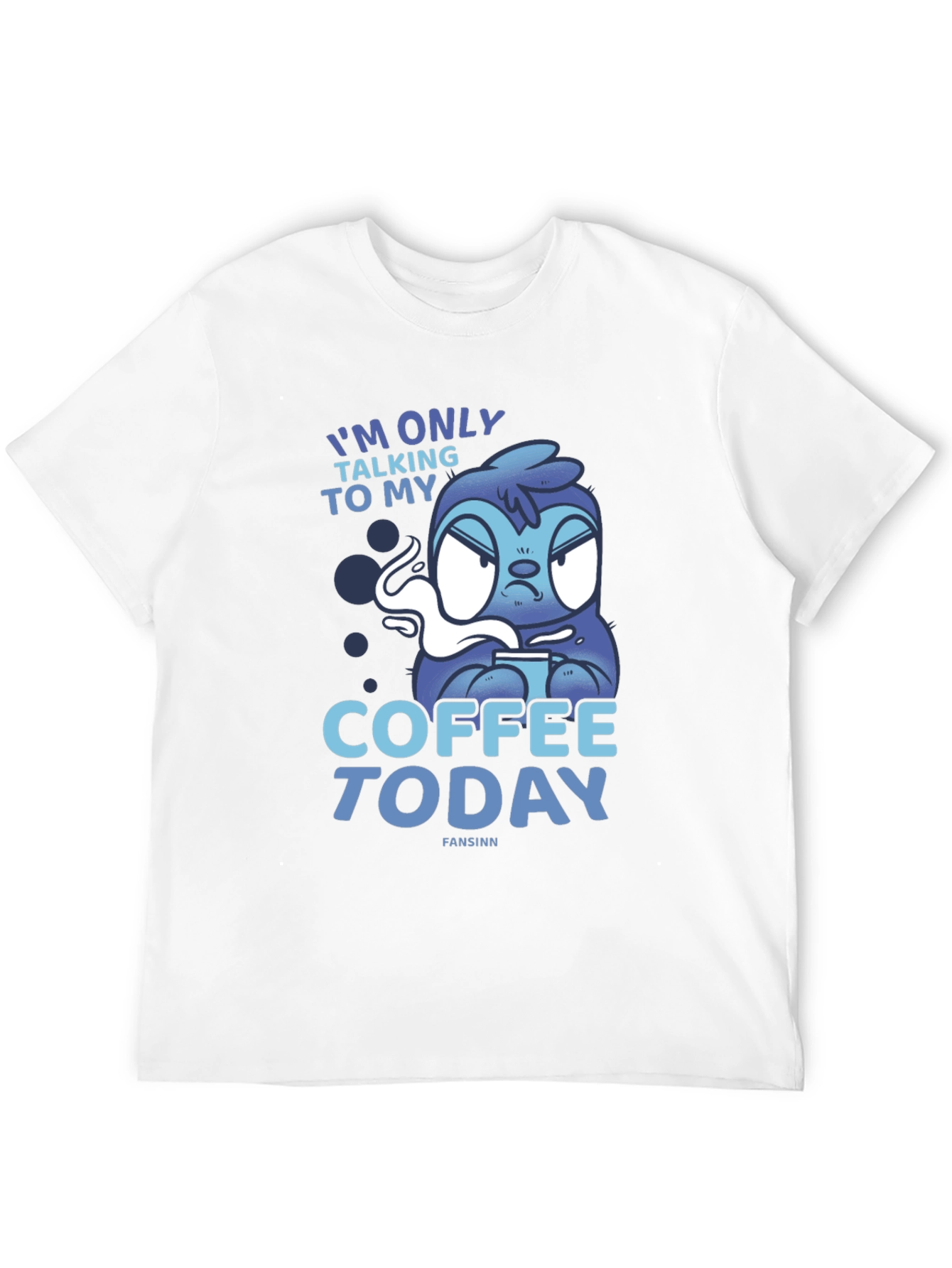 Coffee Today Sloth Tee - Relaxed Fit Graphic T-Shirt