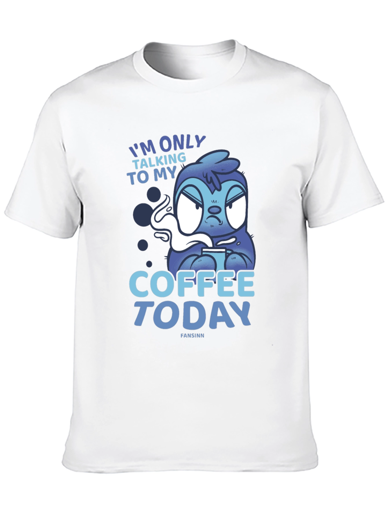 Coffee Today Sloth Tee - Relaxed Fit Graphic T-Shirt