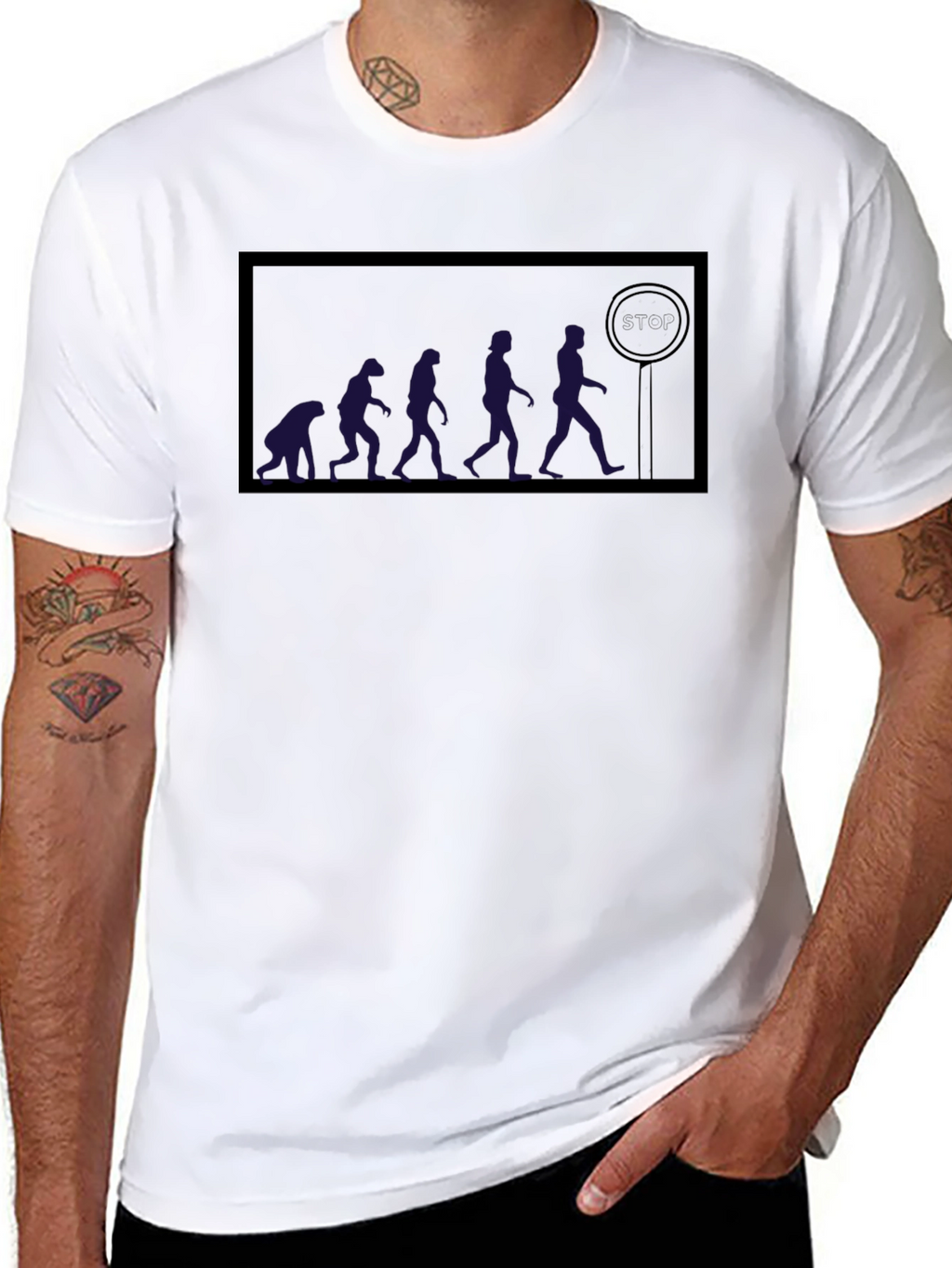 Evolution of a Lifeguard T-Shirt - Unisex Cotton Tee