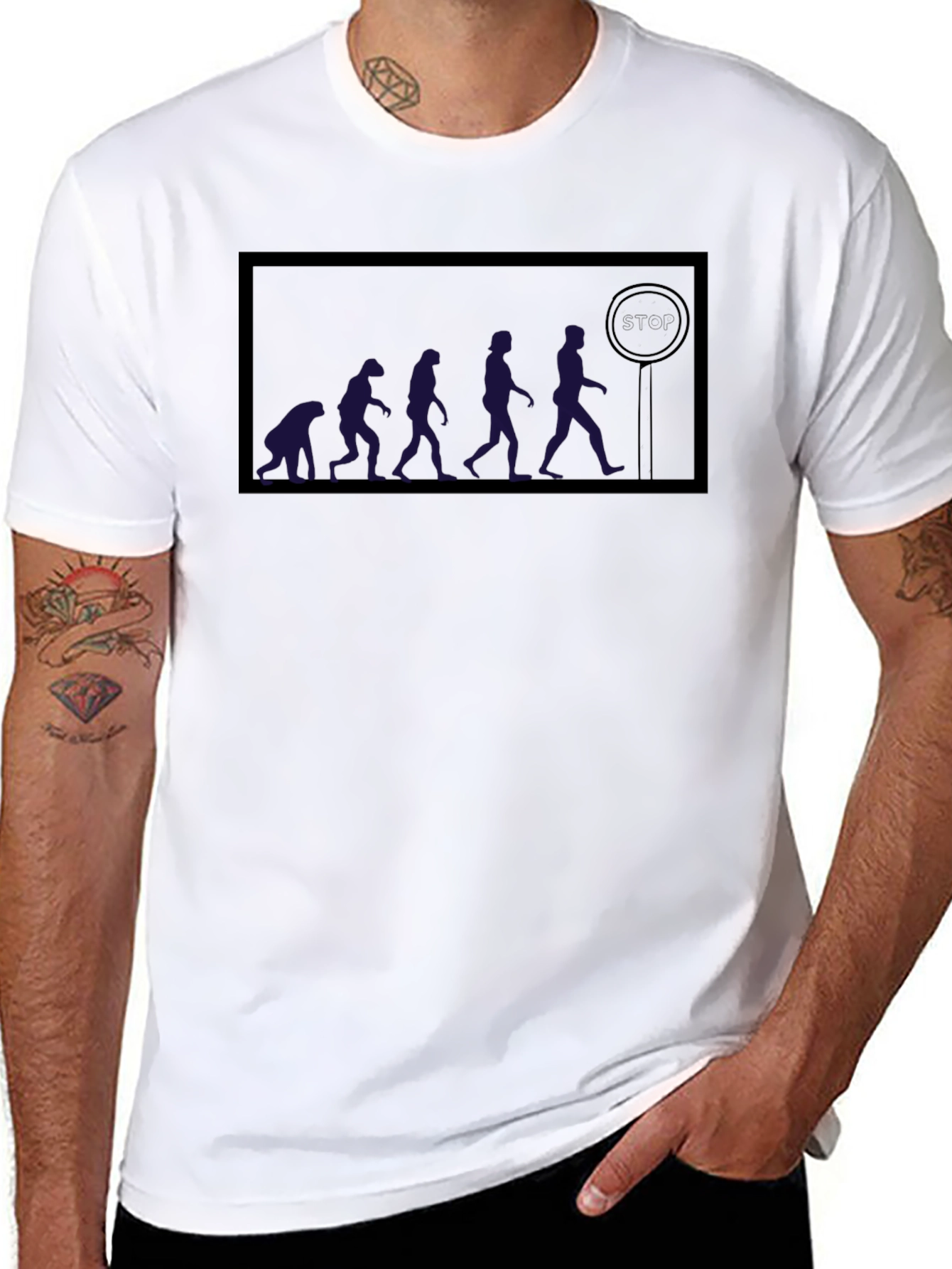 Evolution of a Lifeguard T-Shirt - Unisex Cotton Tee