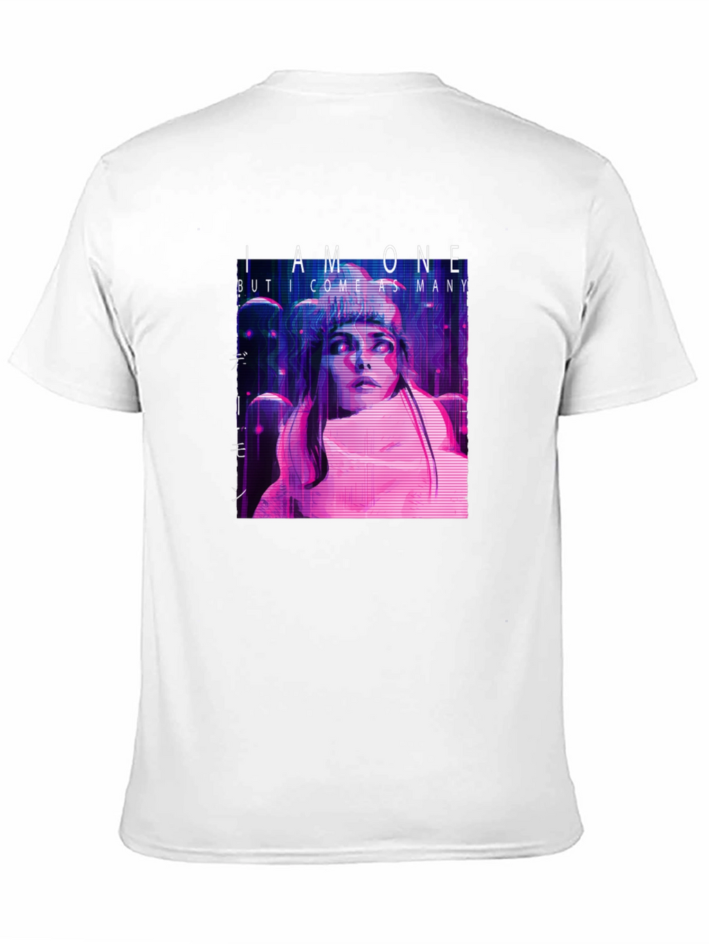 I Am One Graphic Print Black T-Shirt