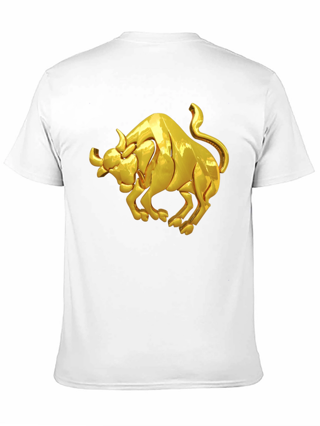 Golden Bull Graphic Black T-Shirt