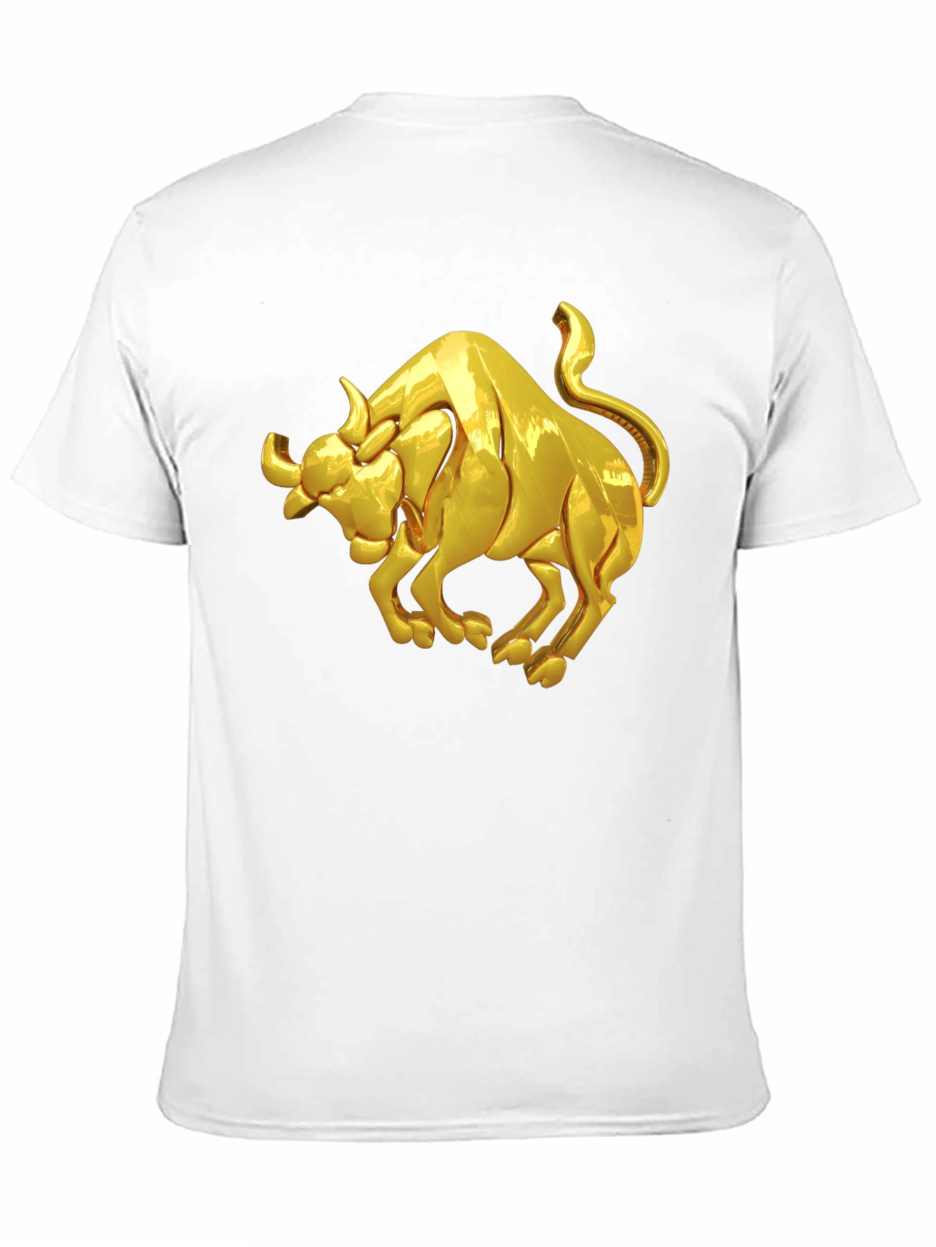 Golden Bull Graphic Black T-Shirt