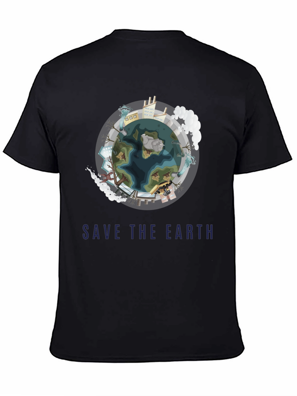 Save The Earth Graphic Tee - Eco-Friendly Fashion