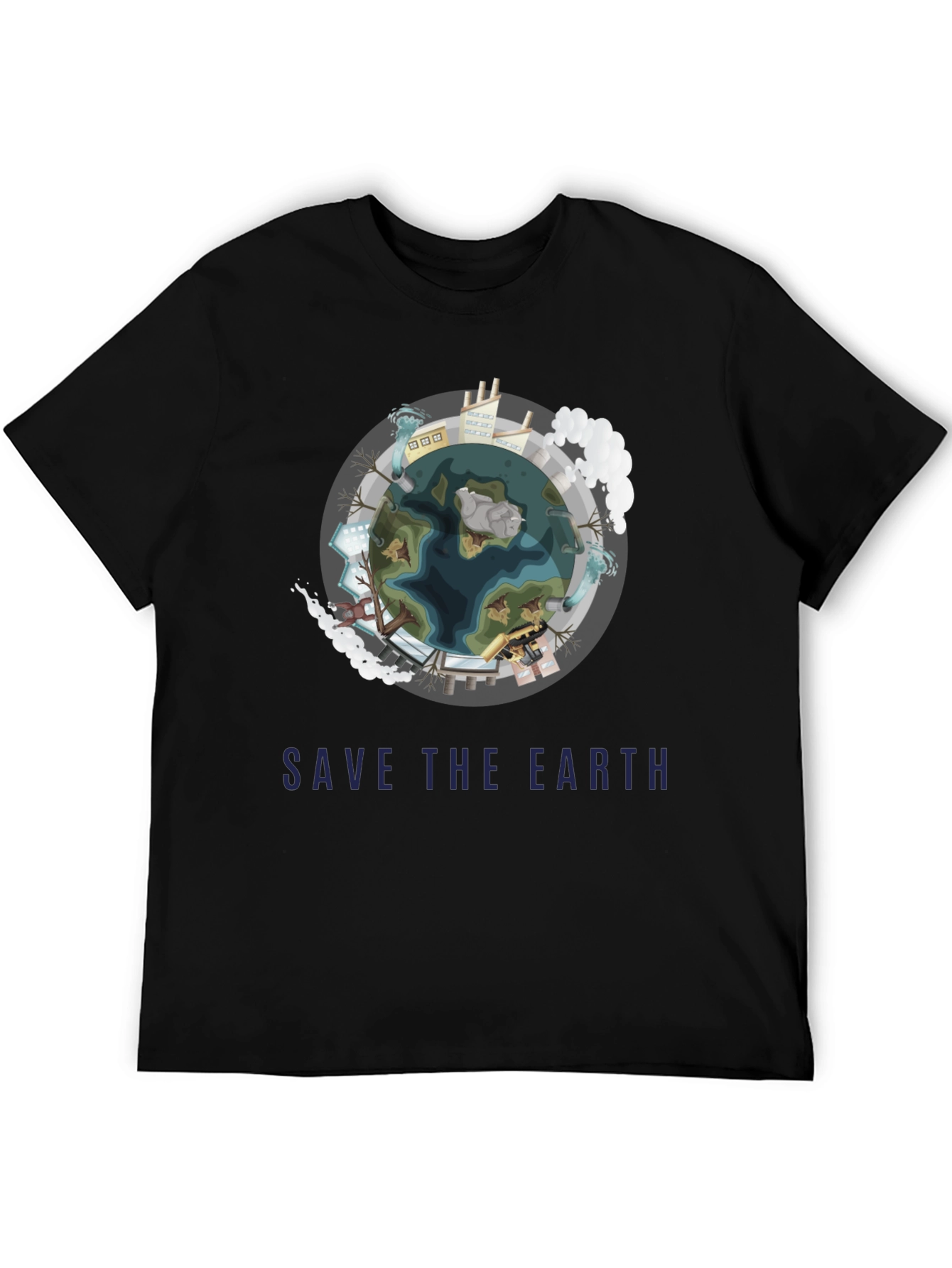 Save The Earth Graphic Tee - Eco-Friendly Fashion