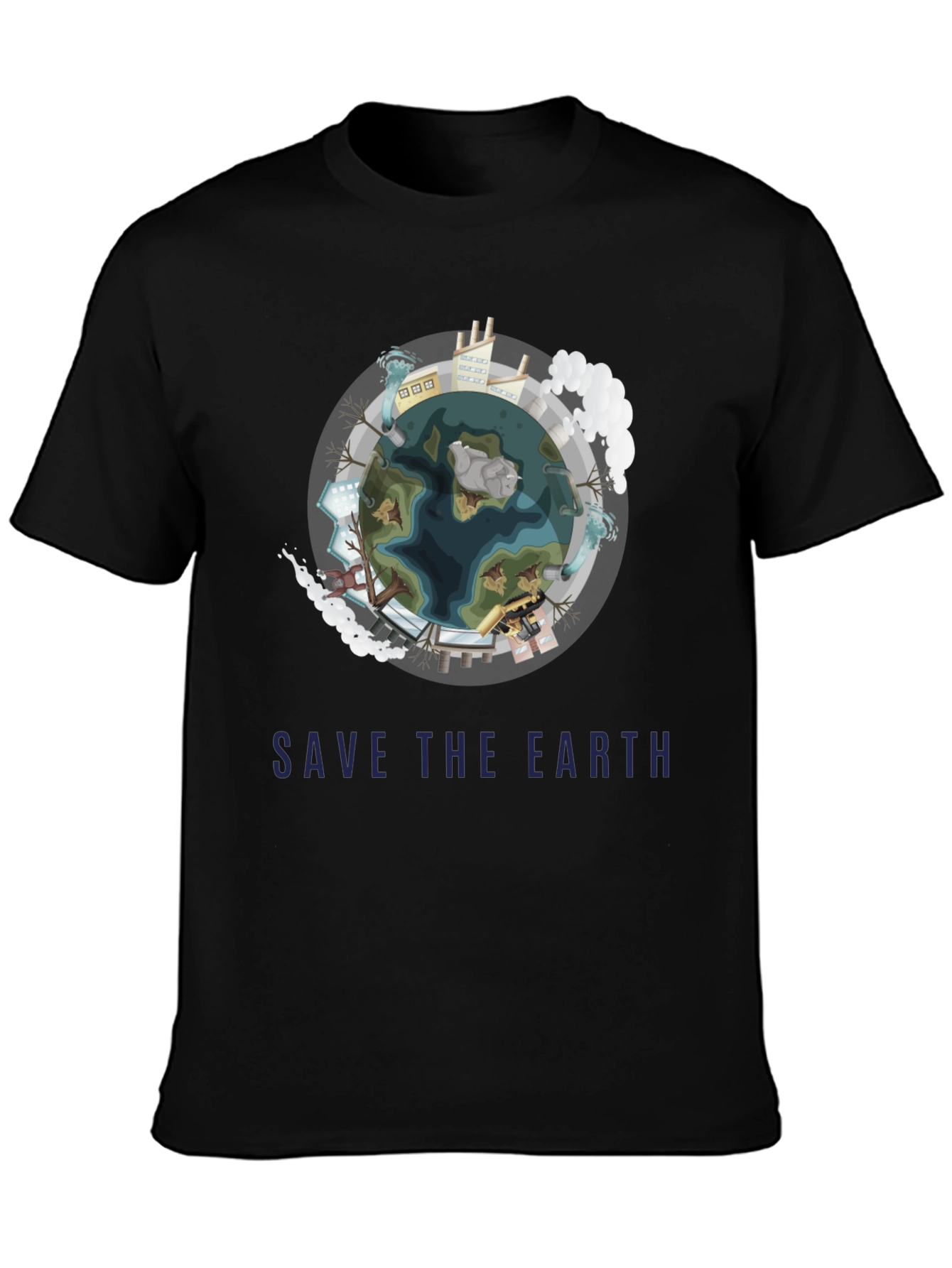 Save The Earth Graphic Tee - Eco-Friendly Fashion