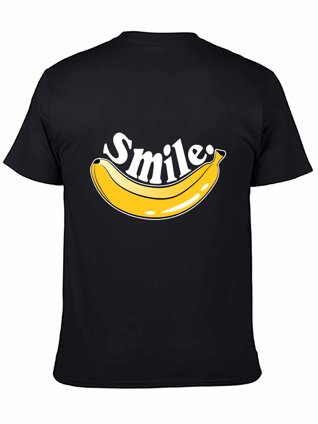 Smile Banana T-Shirt - Mens Crew Neck Tee