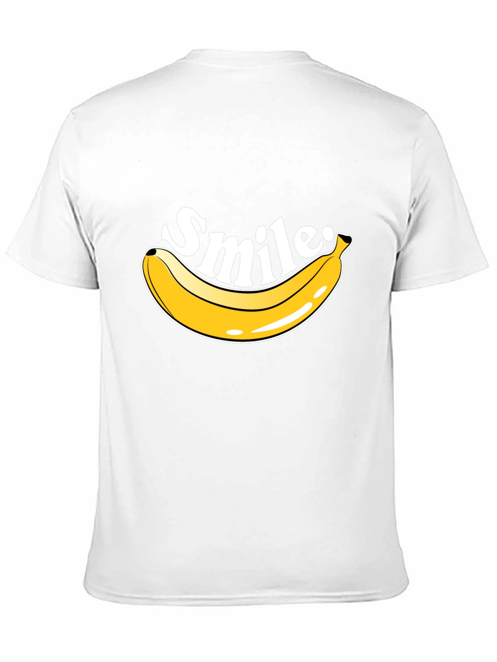 Smile Banana T-Shirt - Mens Crew Neck Tee