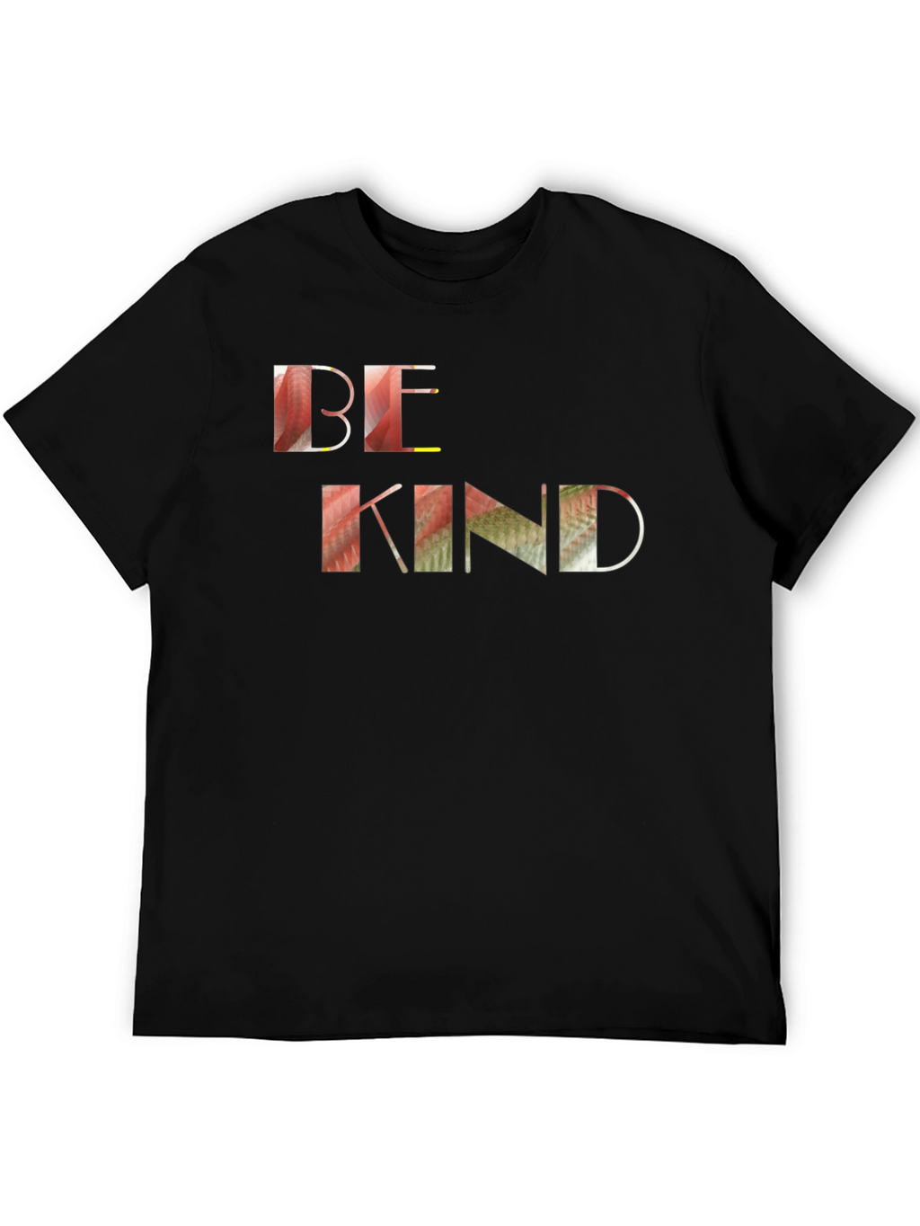 Be Kind Graphic Tee - Black Cotton Casual Shirt