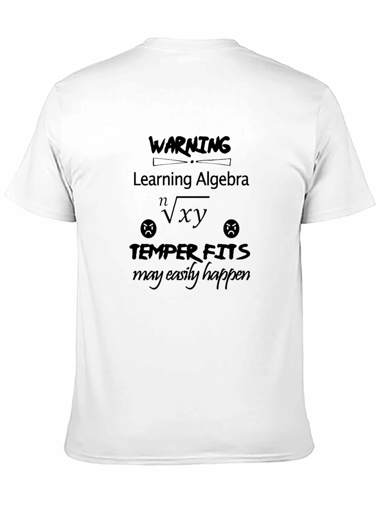 Warning: Learning Algebra T-Shirt