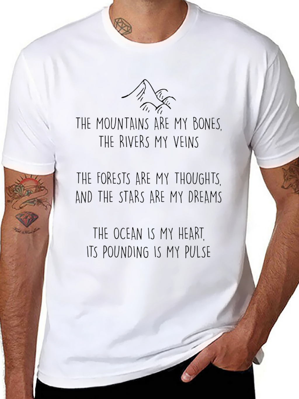 Nature Inspired Statement T-Shirt
