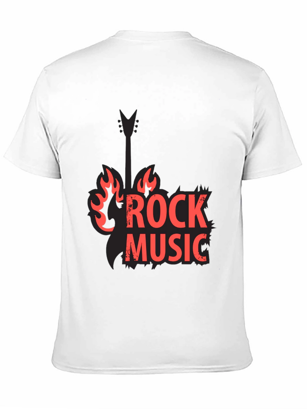 Rock Music Black Graphic Tee