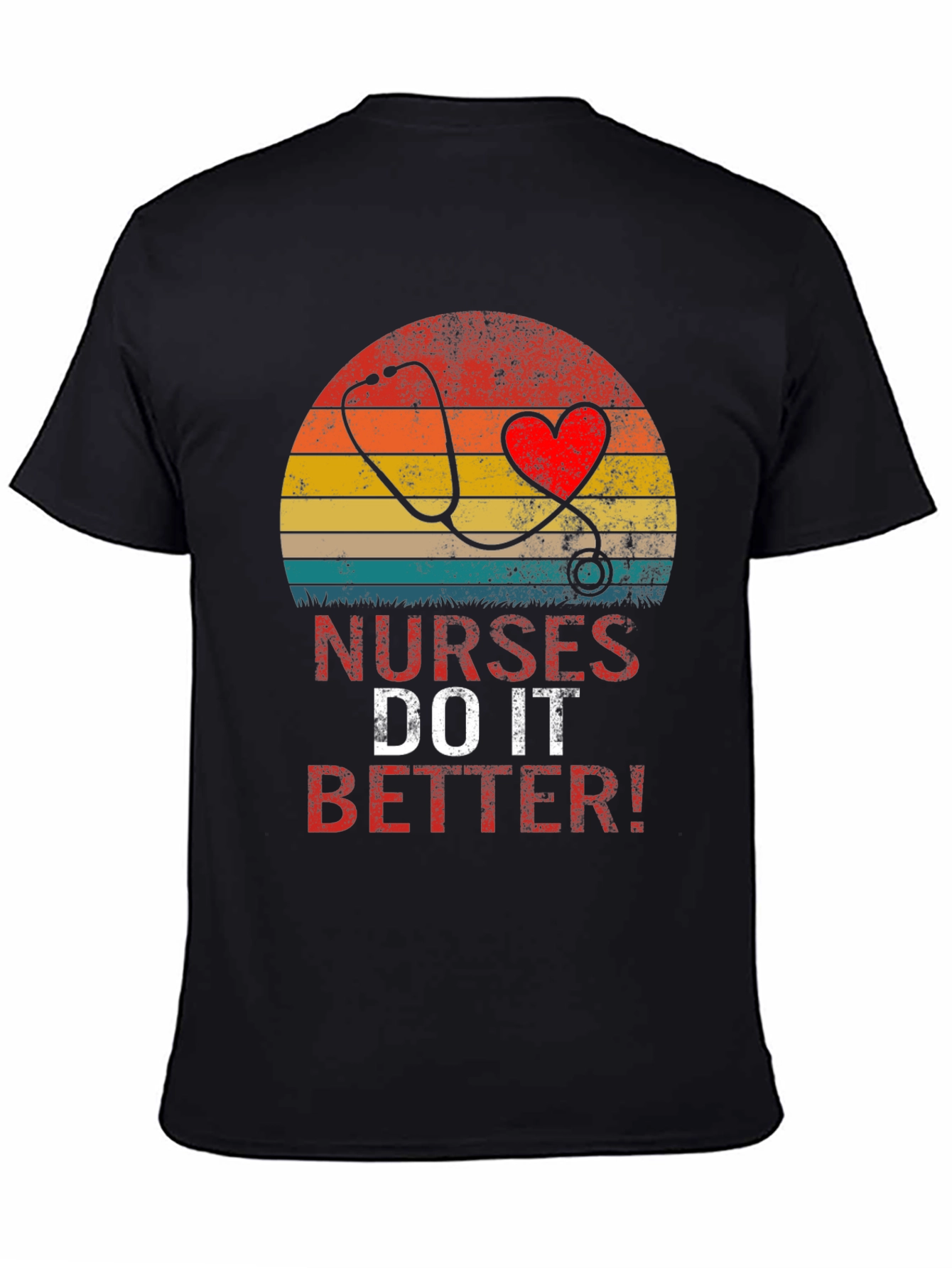 Nurses Do It Better T-Shirt - Vintage Design