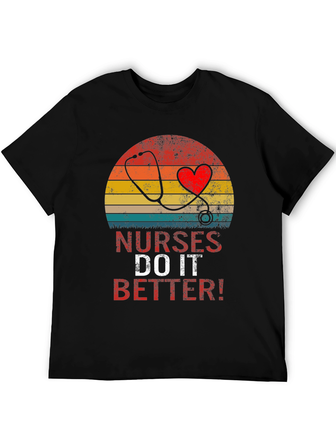 Nurses Do It Better T-Shirt - Vintage Design