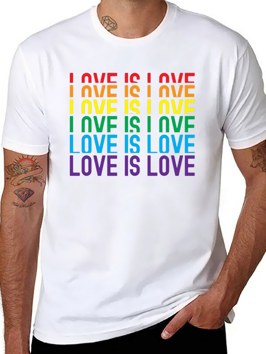 Love Is Love LGBTQ+ Pride T-Shirt