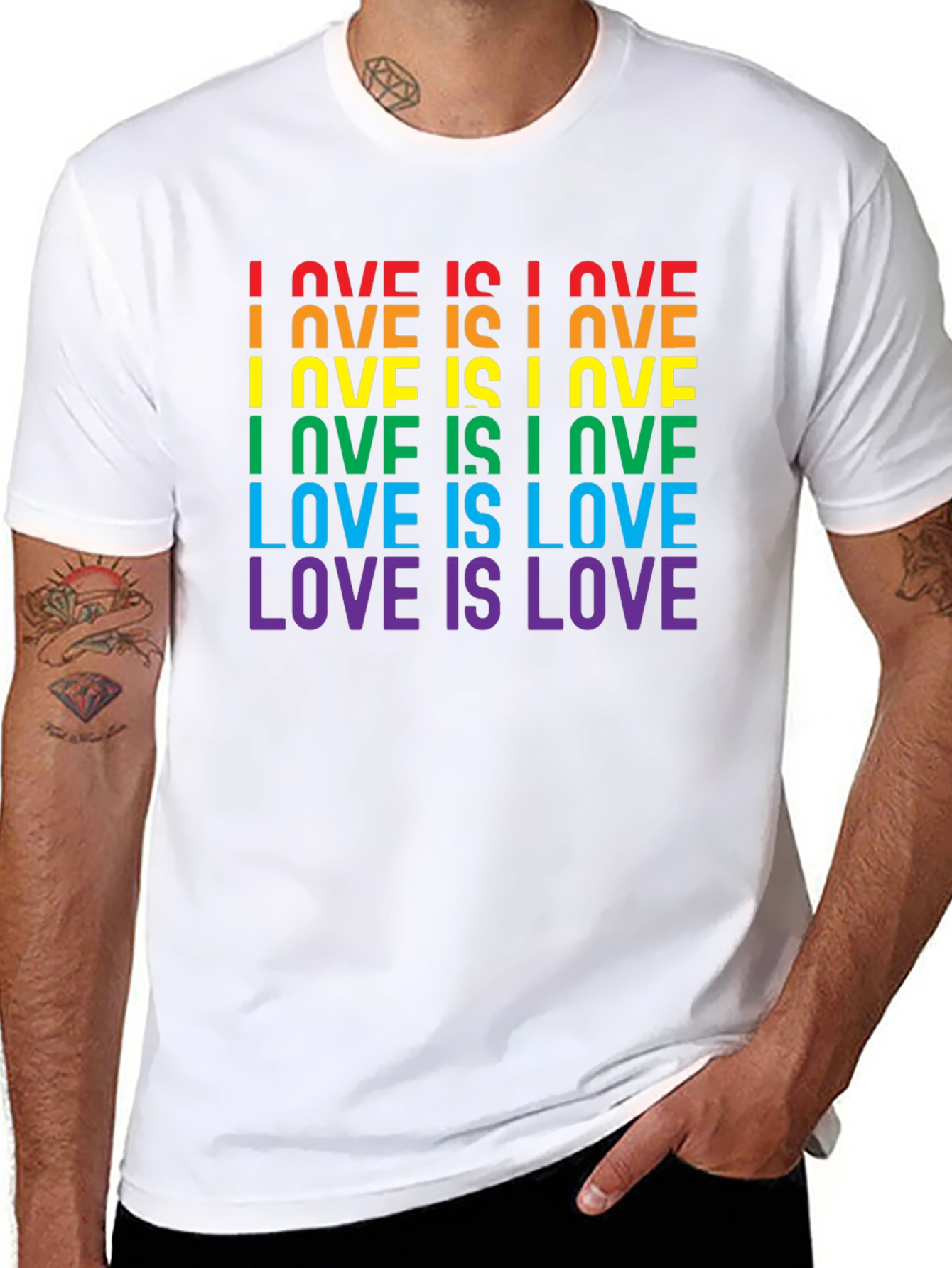 Love Is Love LGBTQ+ Pride T-Shirt