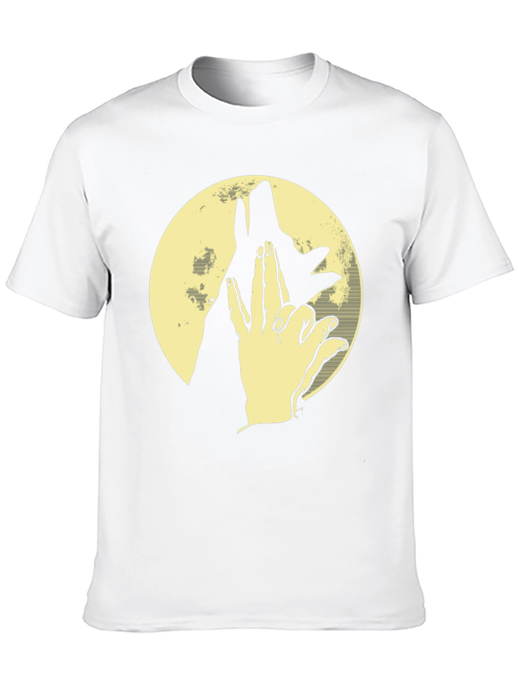 Shadow Puppet Wolf Graphic Tee - Black