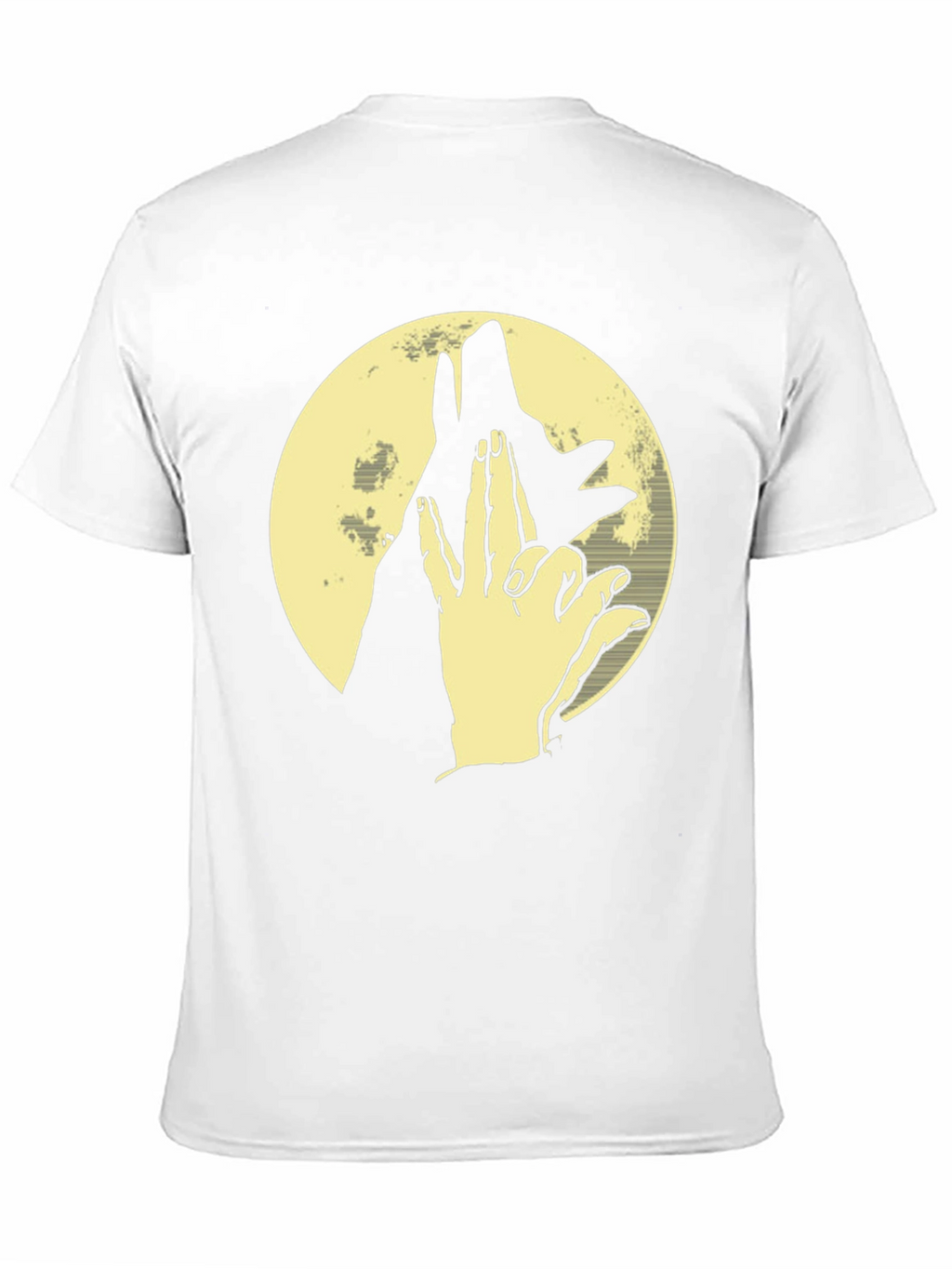 Shadow Puppet Wolf Graphic Tee - Black