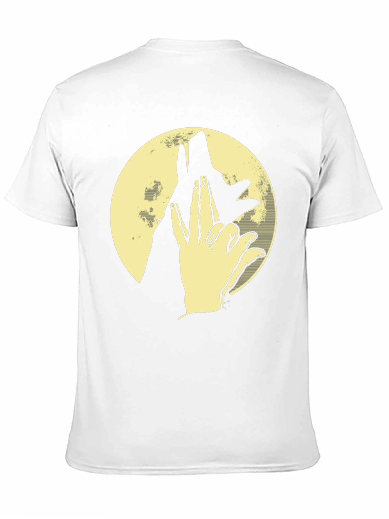Shadow Puppet Wolf Graphic Tee - Black