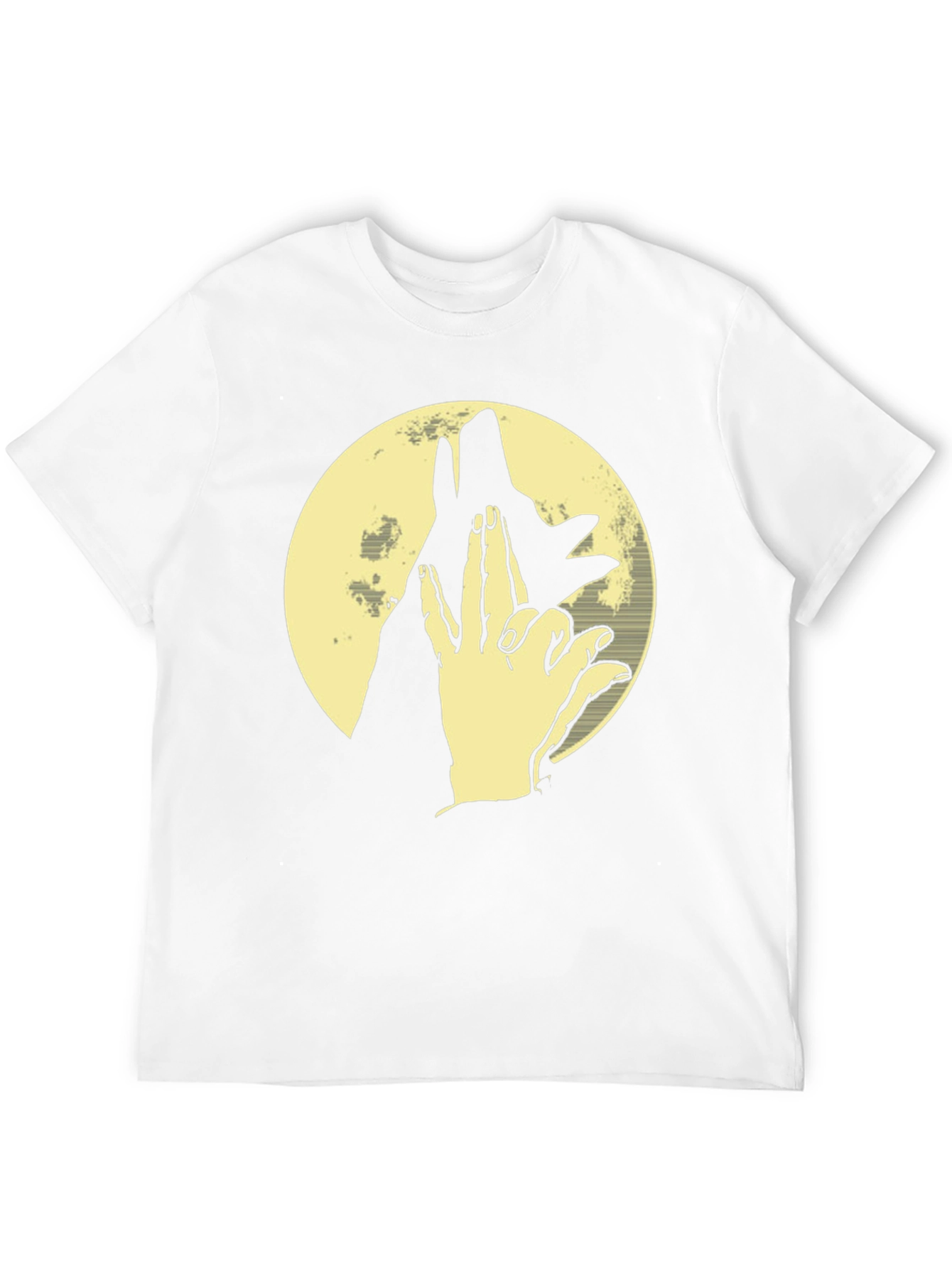 Shadow Puppet Wolf Graphic Tee - Black