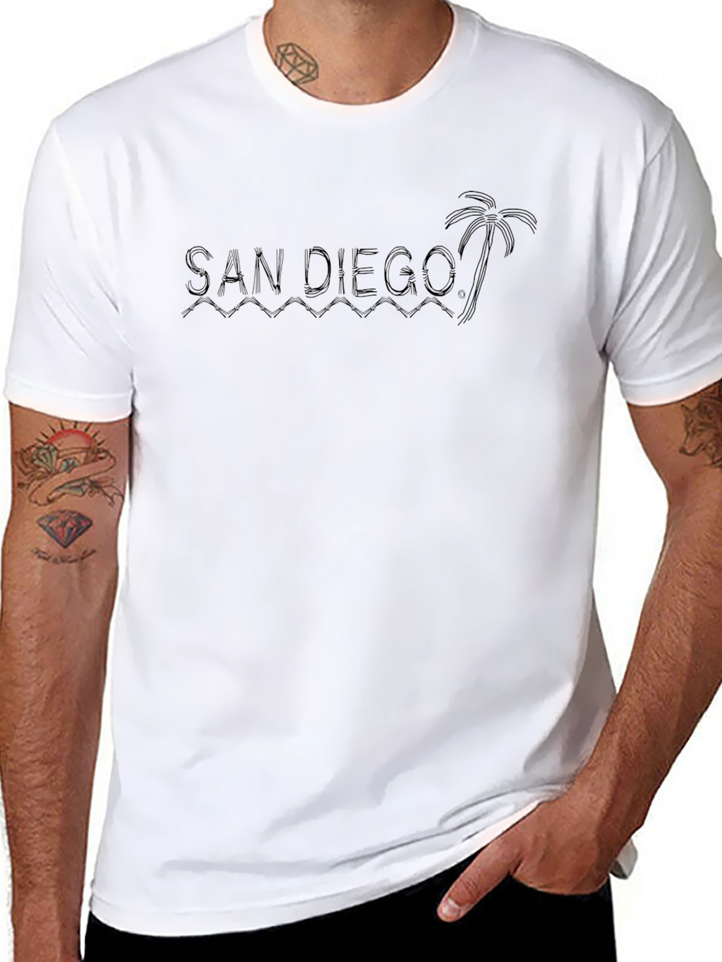 San Diego Graphic Tee - Stylish & Comfortable