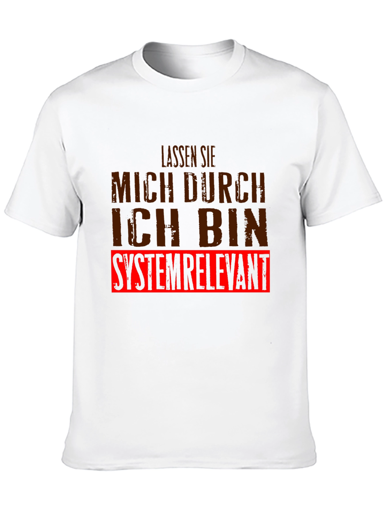 Systemrelevant Graphic Tee - Black Cotton T-Shirt
