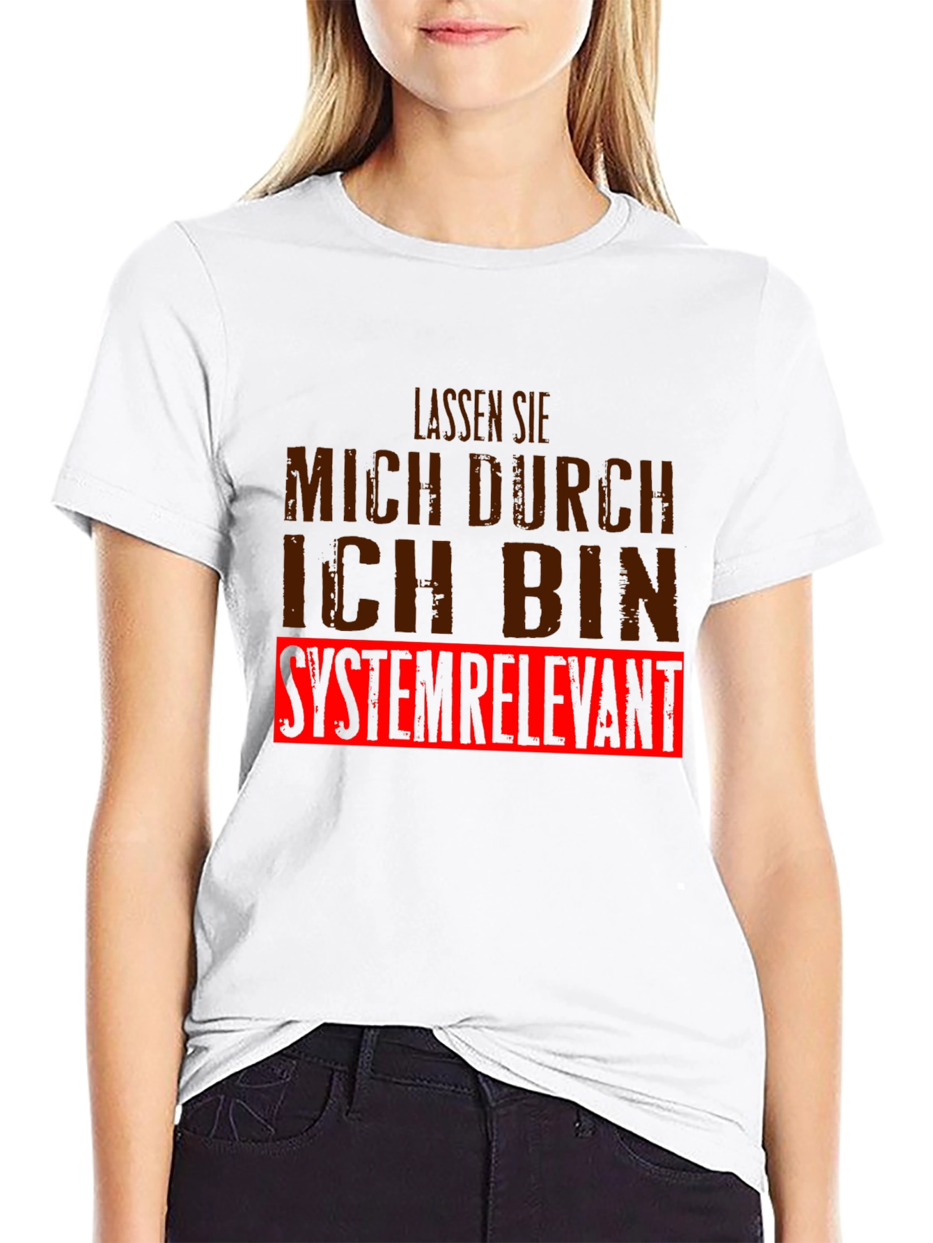 Systemrelevant Graphic Tee - Black Cotton T-Shirt