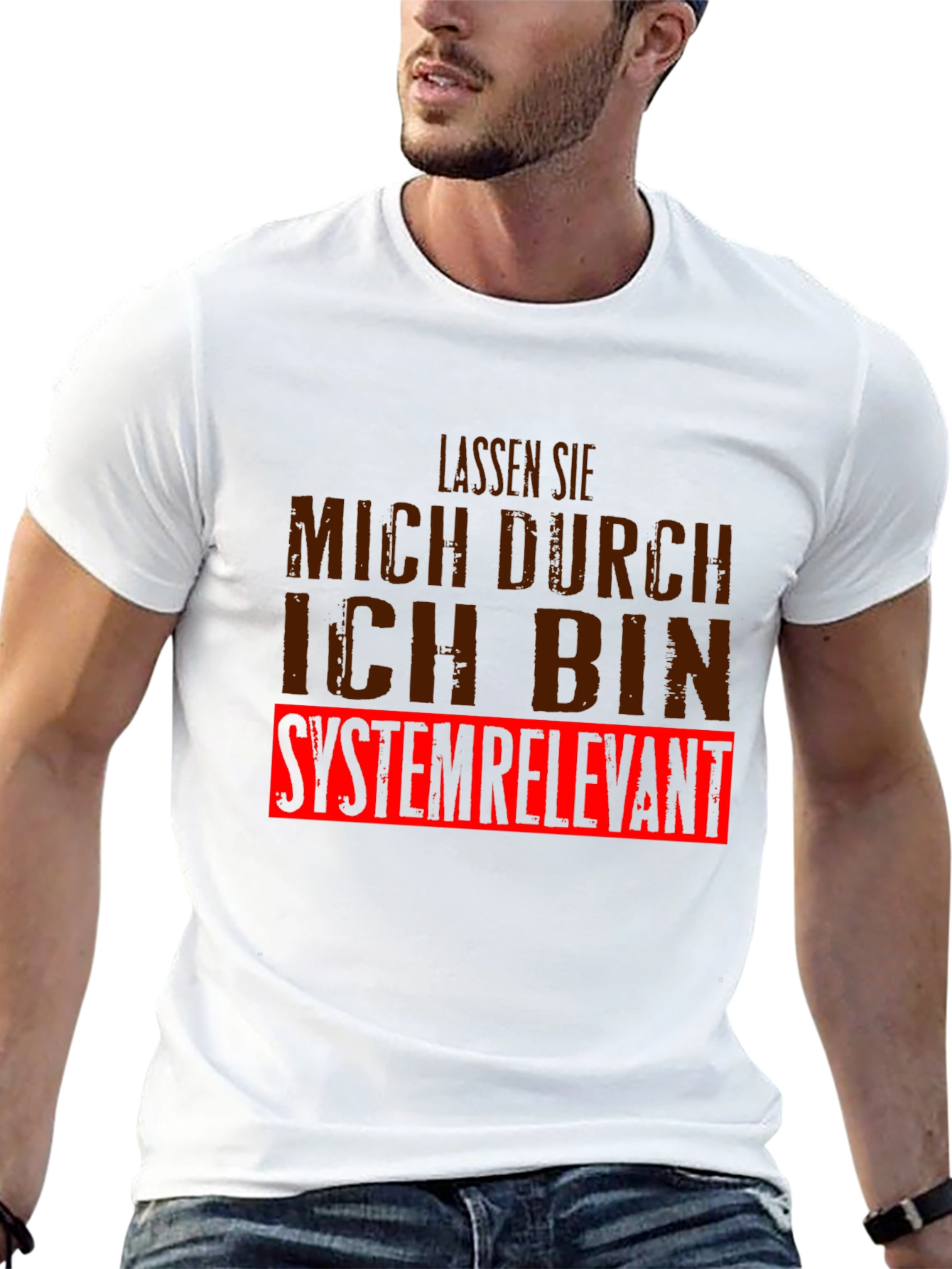 Systemrelevant Graphic Tee - Black Cotton T-Shirt