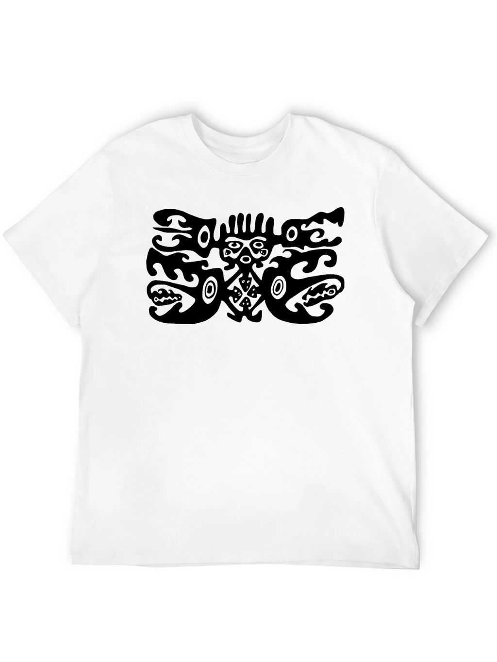 Aztec Graphic Tee - Black