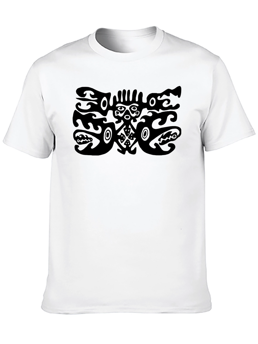 Aztec Graphic Tee - Black